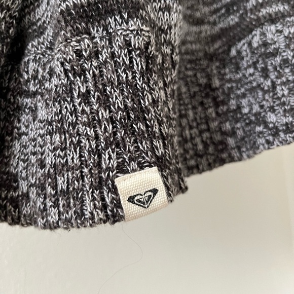 Roxy “Grandpa” Black and Gray Knit Cardigan - Picture 8 of 11